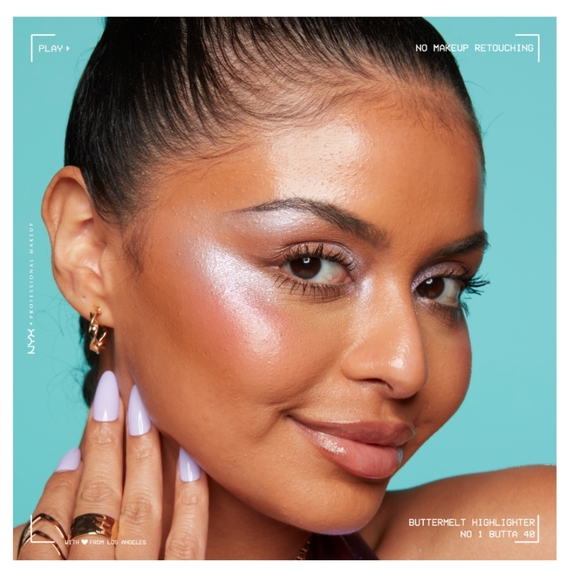 NYX Professional Makeup Buttermelt Highlight Shade: No 1  Butta 💜 ✨ 🆕 - Picture 5 of 7